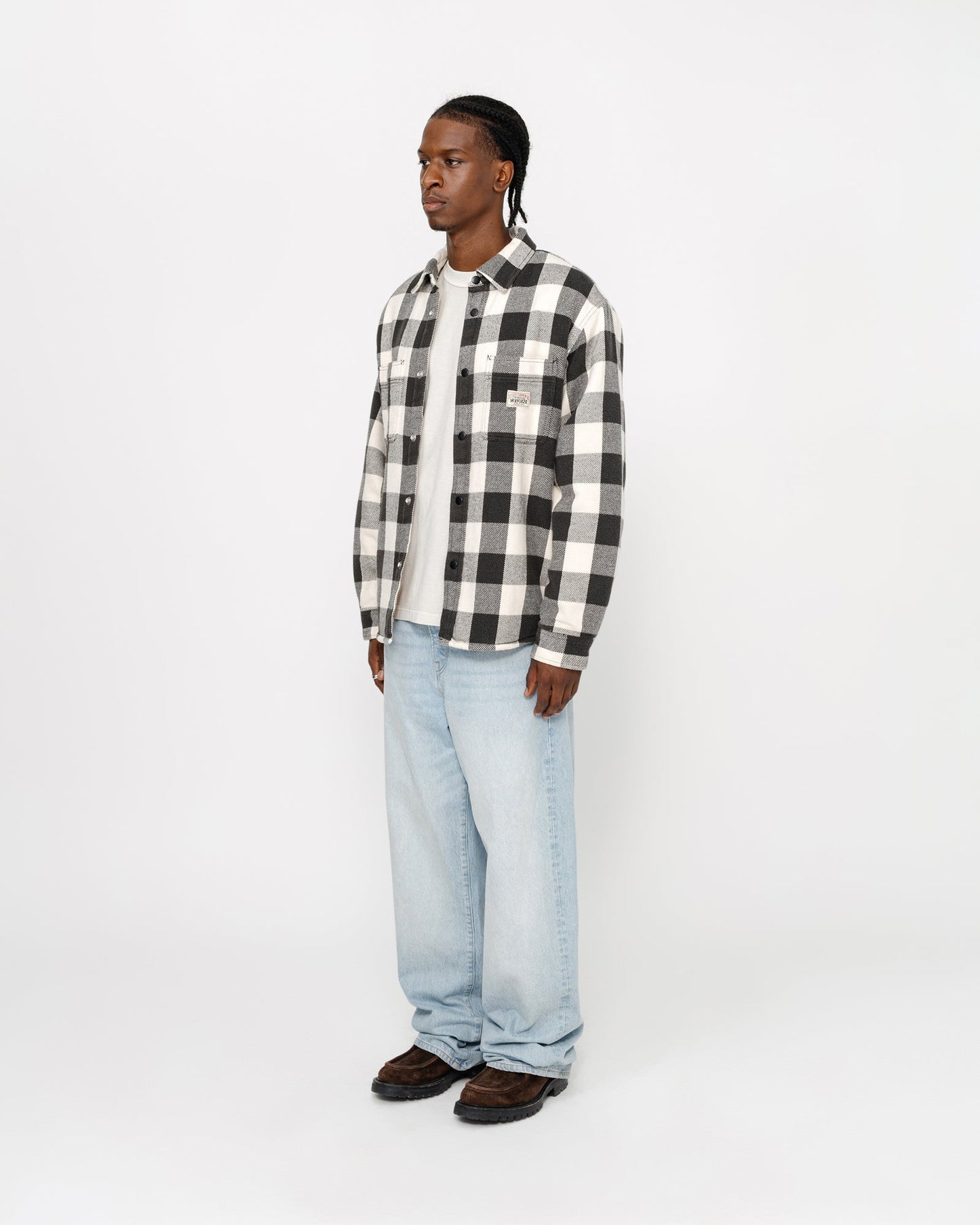 SHERPA LINED BUFFALO PLAID SHIRT