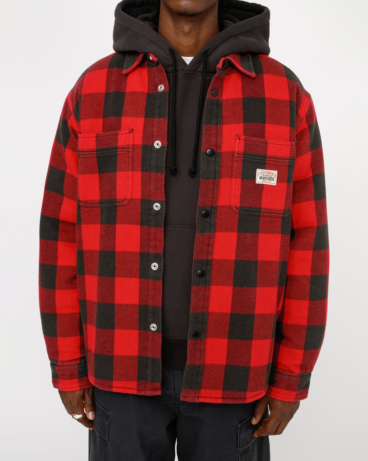 SHERPA LINED BUFFALO PLAID SHIRT