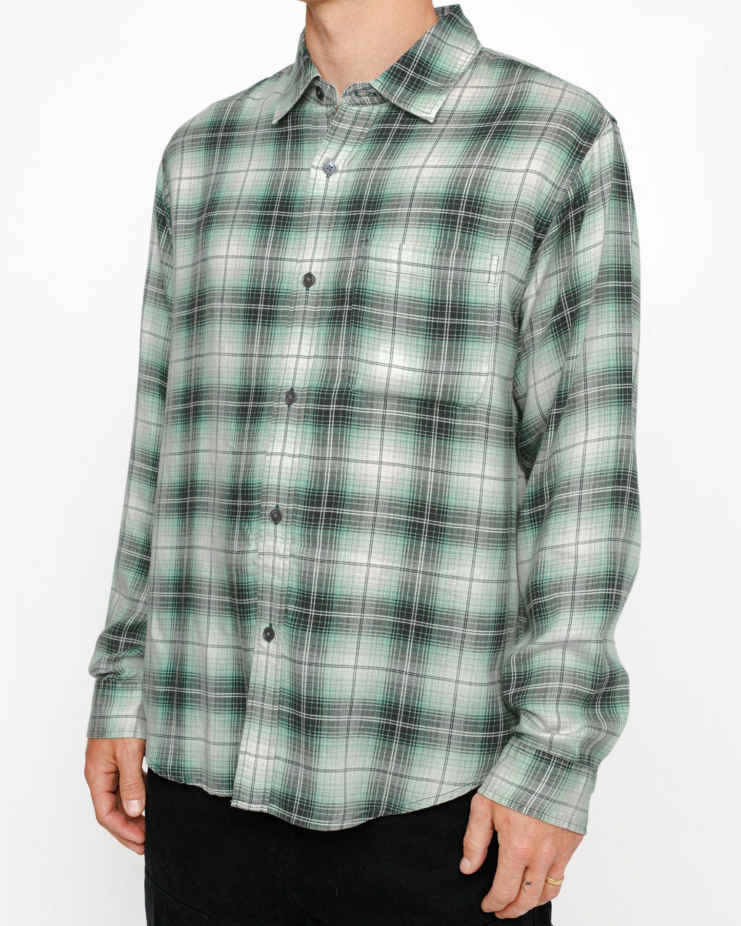 MATTHEW SHIRT LG PRINTED PLAID