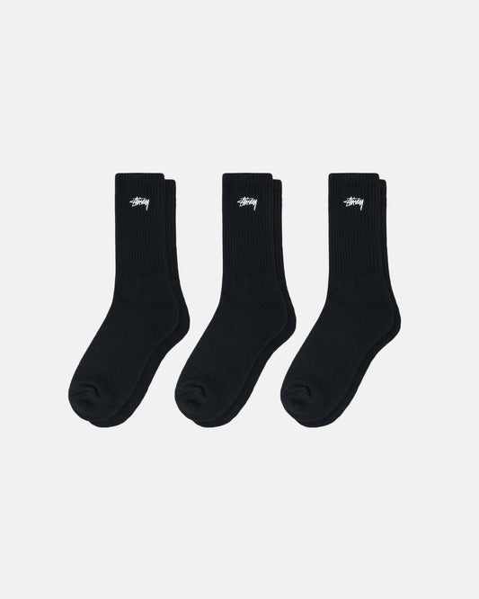 STOCK CREW SOCKS 3 PACK