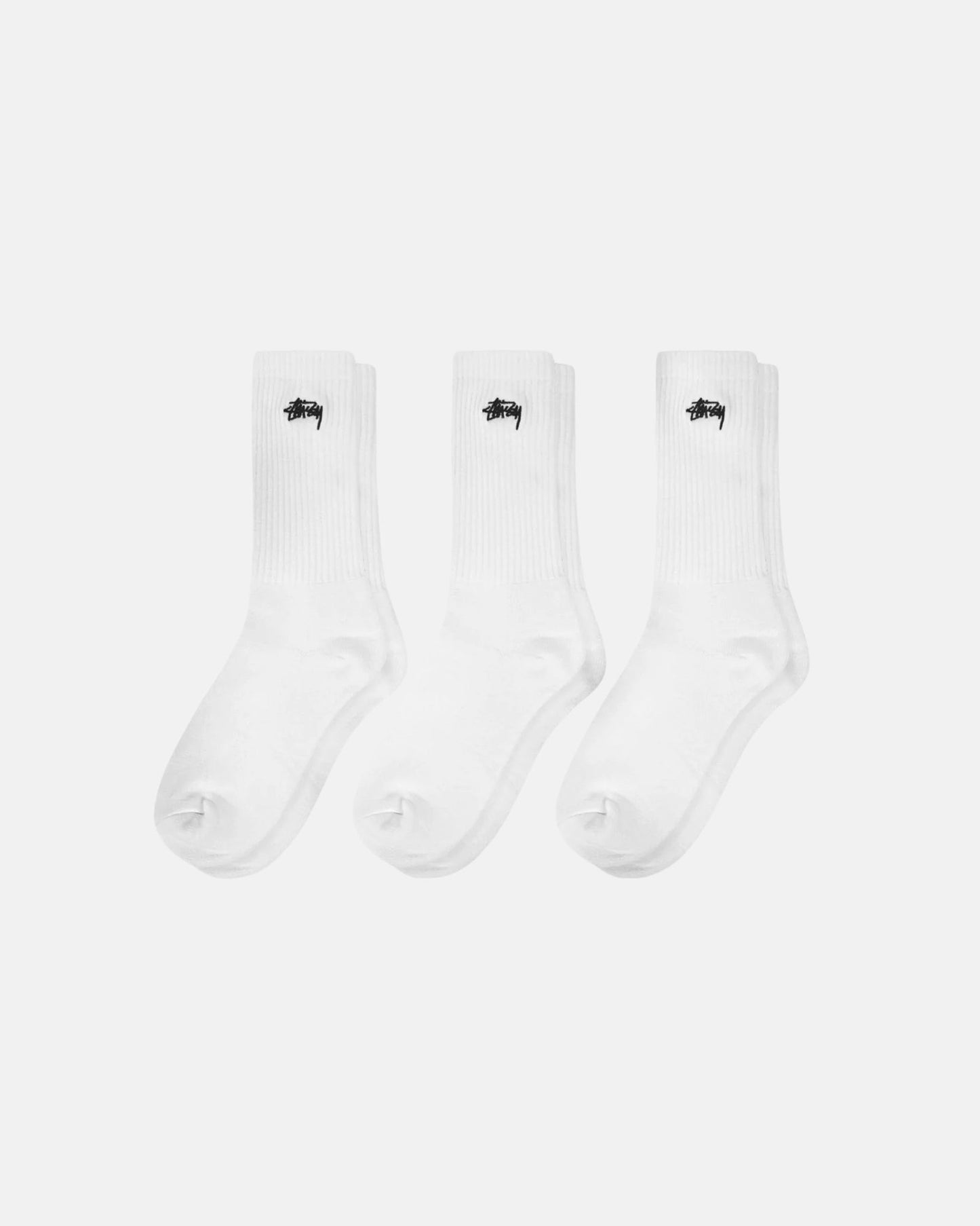 STOCK CREW SOCKS 3 PACK