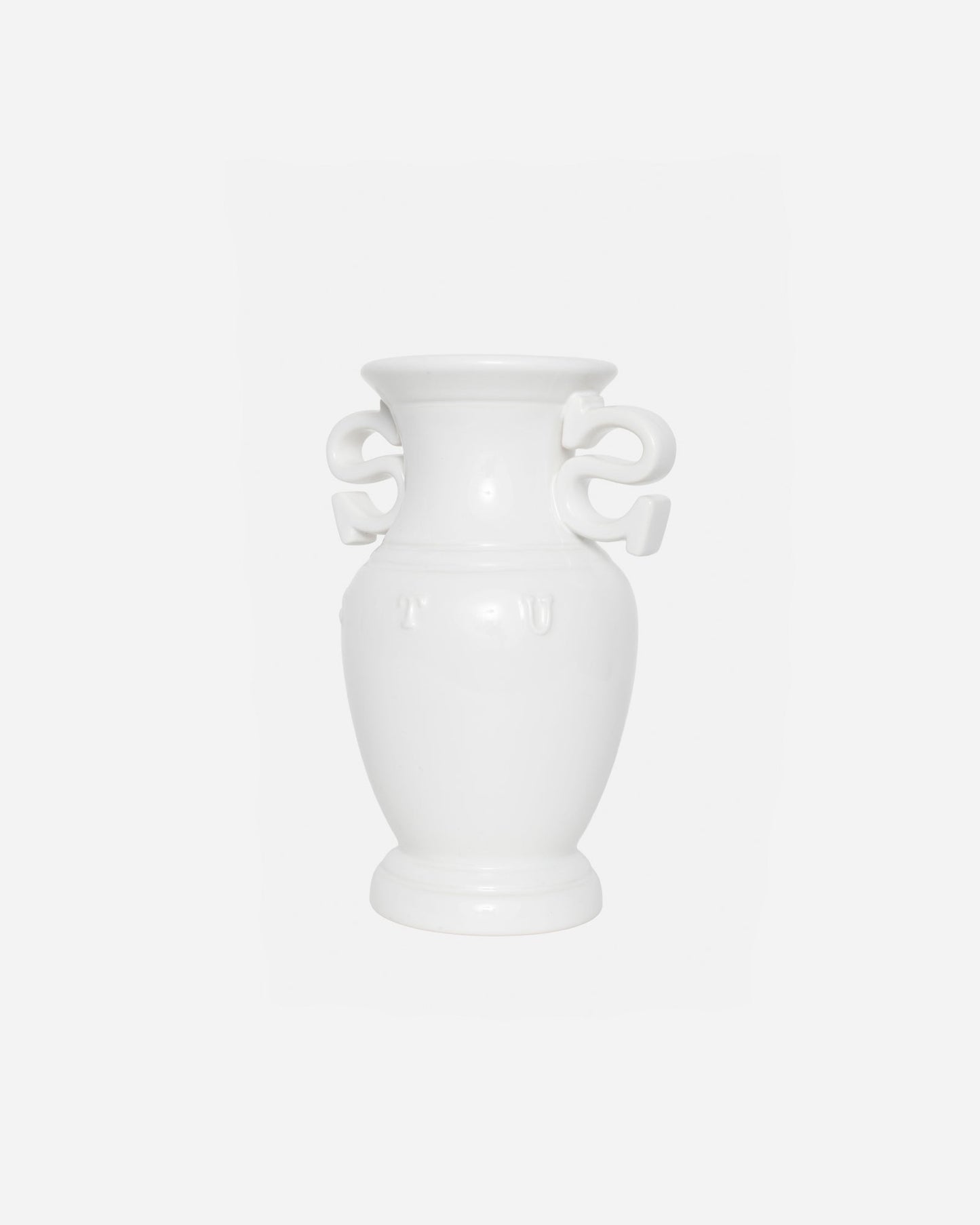 S HANDLE CERAMIC VASE