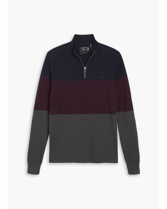 Men's Regular Fit Quarter Zip Sweater