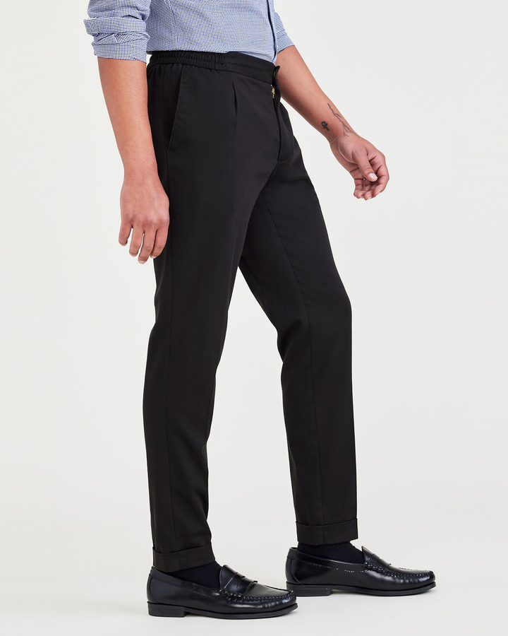 Men's Slim Tapered Fit Refined Pull-On Pants