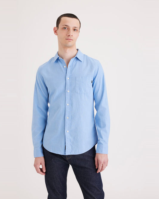 Men's Slim Fit Icon Button Up Shirt