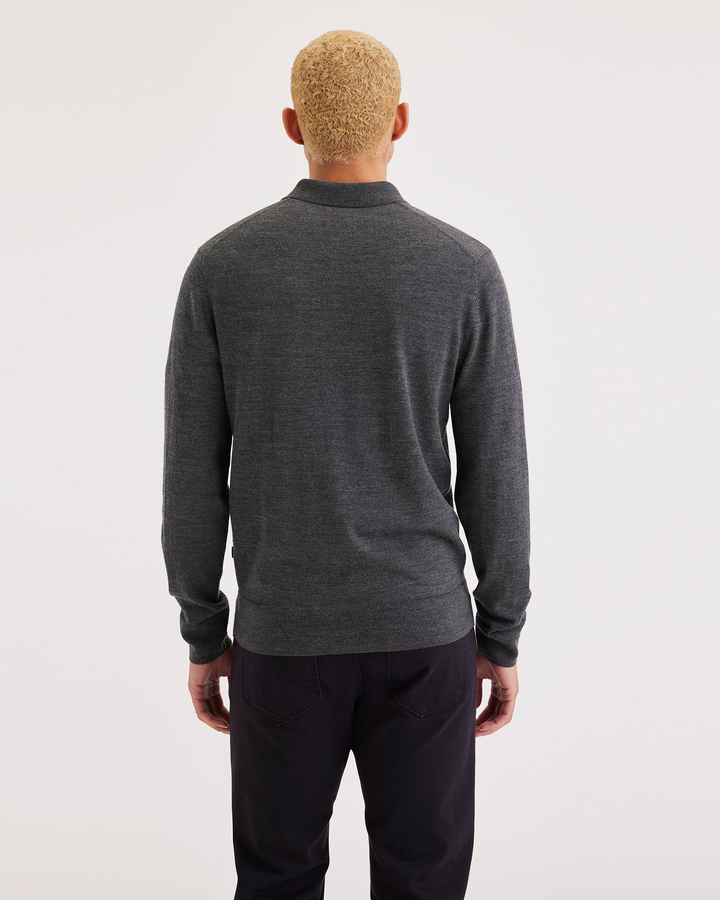 Men's Regular Fit Polo Sweater