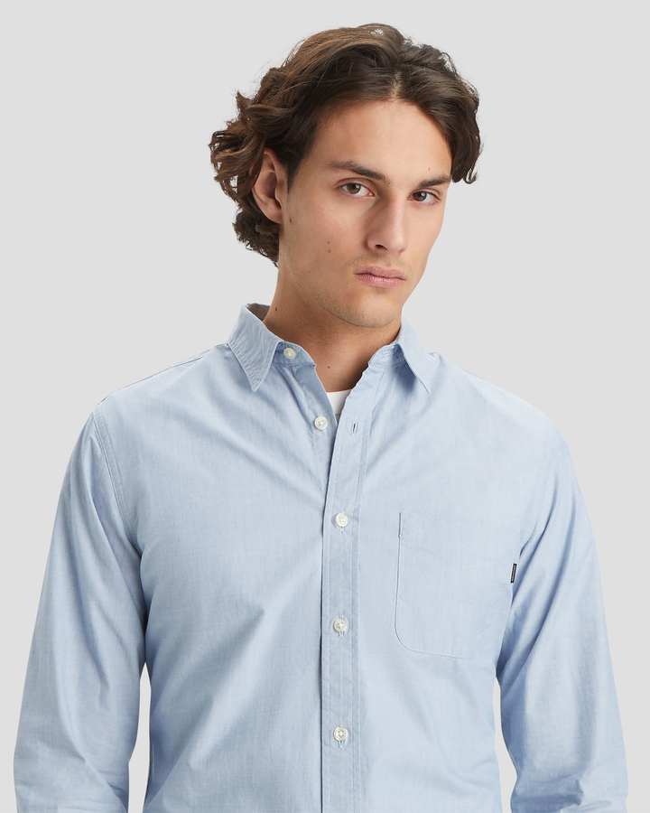 Men's Slim Fit Icon Button Up Shirt