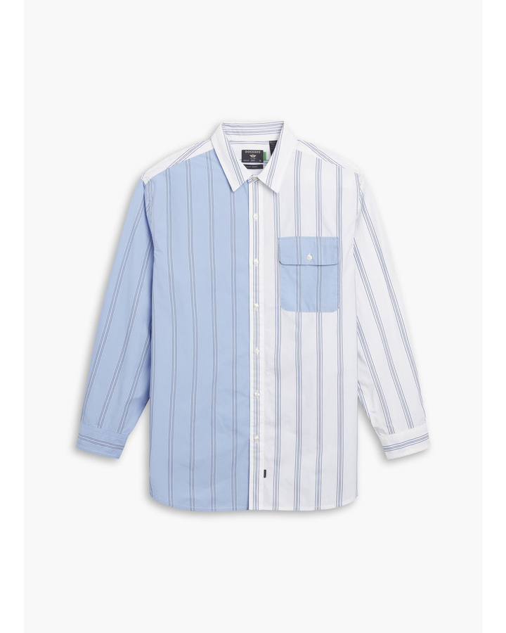 Men's Relaxed Fit Button-Up Shirt