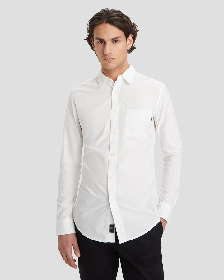 Men's Slim Fit Icon Button Up Shirt