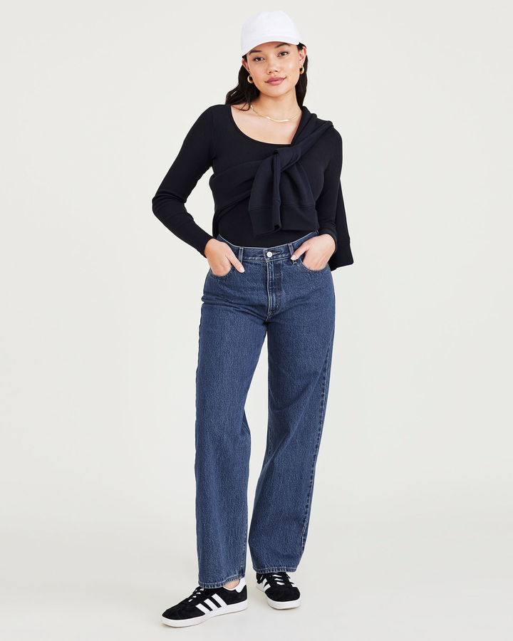 Women's Relaxed Fit Mid-Rise Jeans