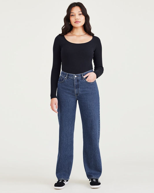 Women's Relaxed Fit Mid-Rise Jeans