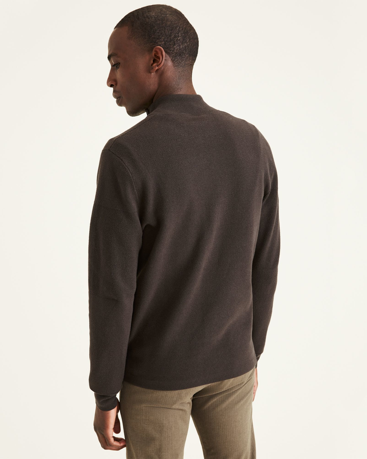 Men's Regular Fit Quarter Zip Sweater