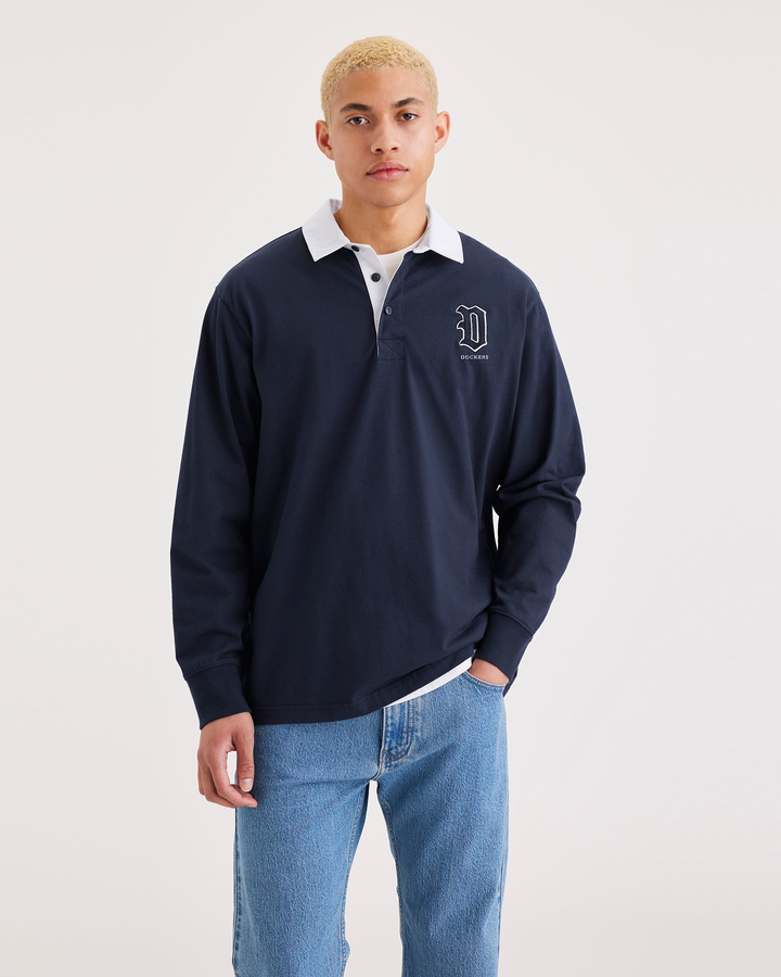 Men's Relaxed Fit Rugby Shirt