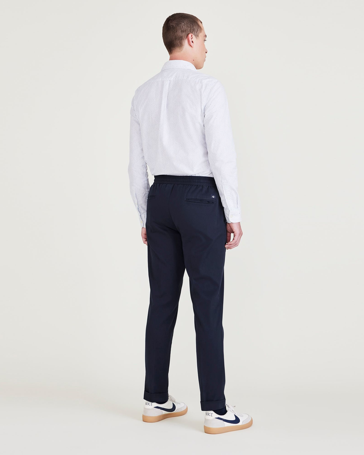 Men's Slim Tapered Fit Refined Pull-On Pants