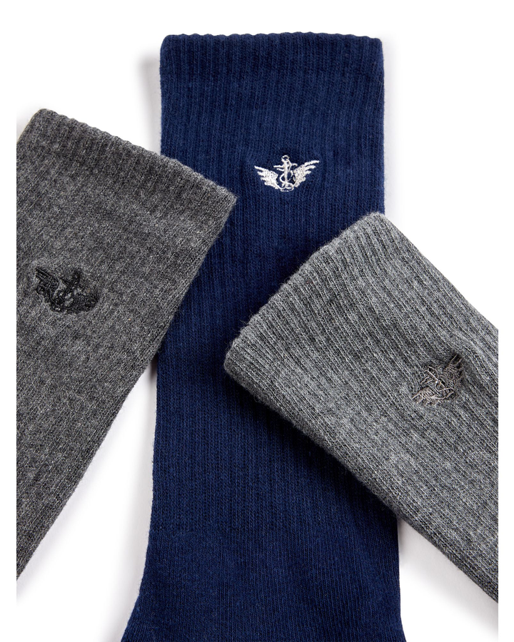 Men's Knit Socks - 3 Pack