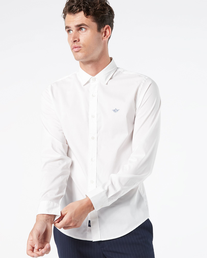 Men's Slim Fit Refined Poplin Shirt