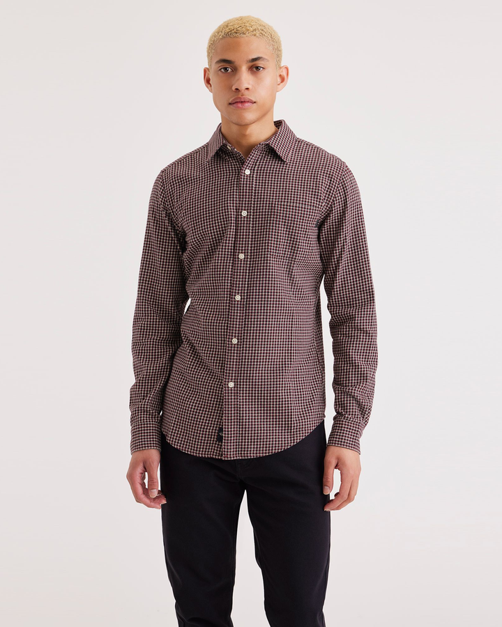 Men's Slim Fit Icon Button Up Shirt