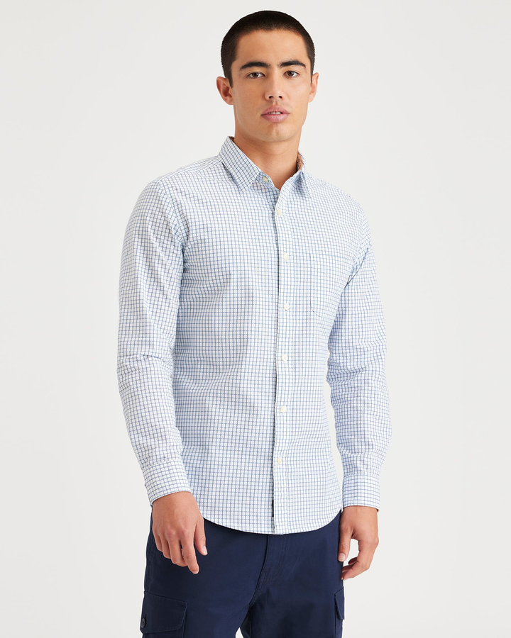 Men's Slim Fit Icon Button Up Shirt