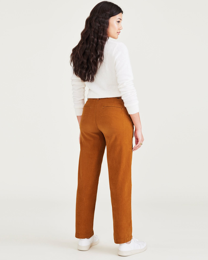 Women's High Waisted Straight Fit Original Khaki Pants