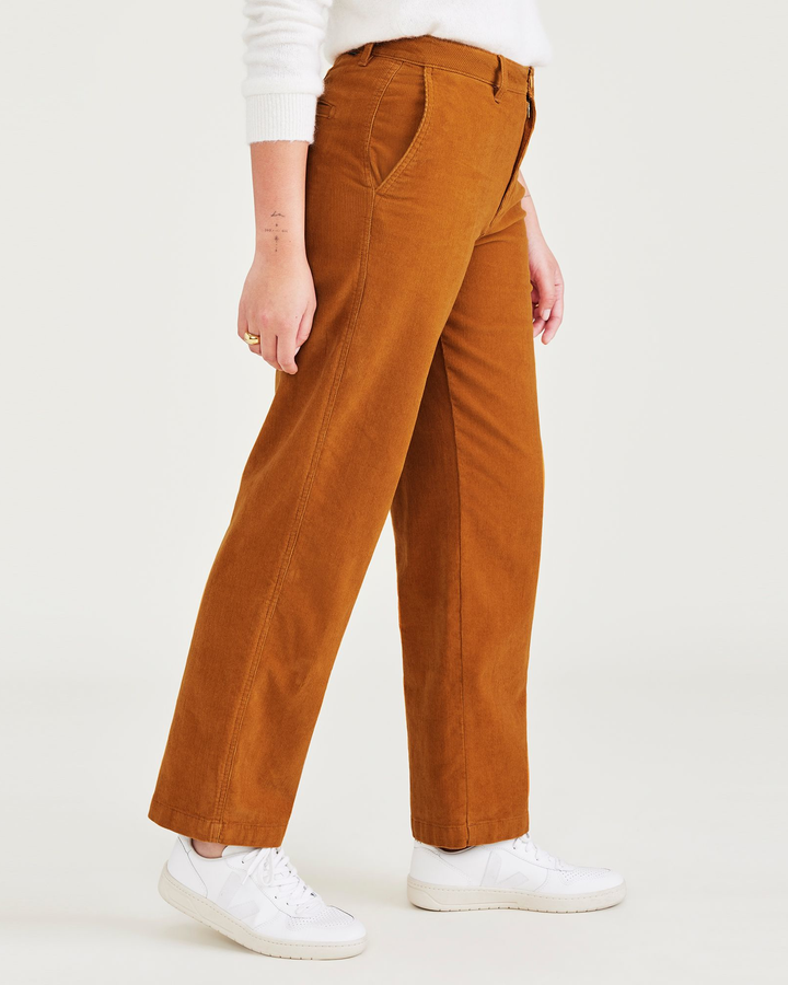 Women's High Waisted Straight Fit Original Khaki Pants