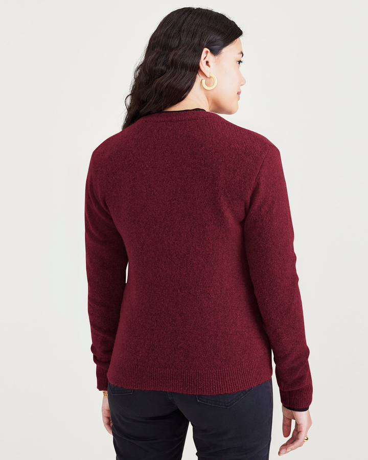 Women's Regular Fit V-Neck Sweater