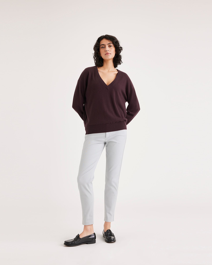 Women's Regular Fit V-Neck Sweater