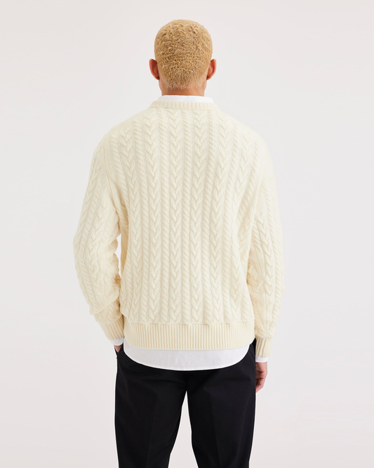 Men's Regular Fit Crafted Crewneck Sweater